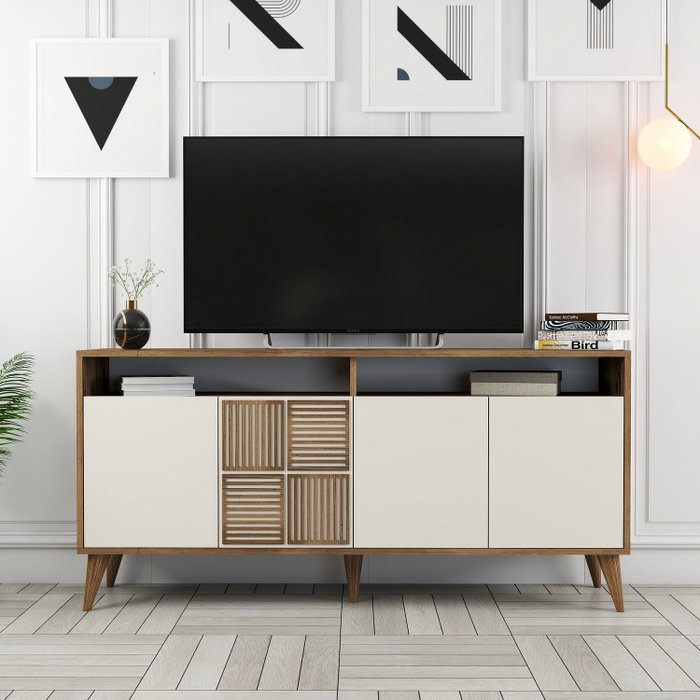 Hanah Home Milan 160 - Nogal y Crema Hanah Home Milan 160 - Nogal y Crema